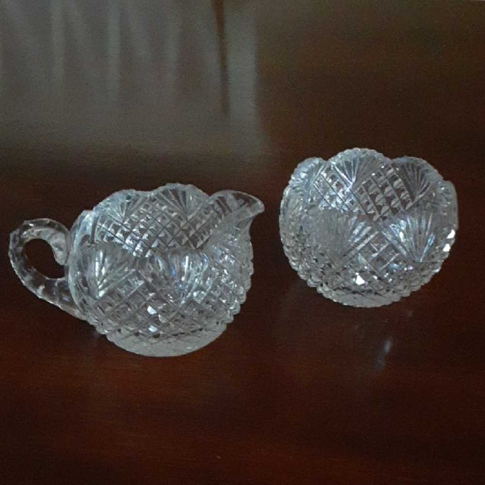 American Brilliant Period Cream & Sugar Set